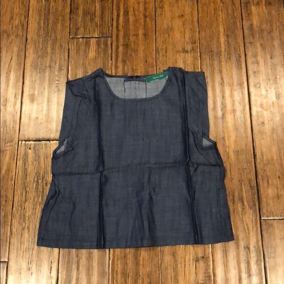 Sleeveless Denim Top Chambray - Picture 7 of 8